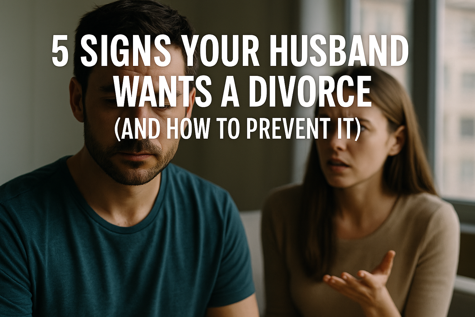 Wife creating safety and warmth to reconnect