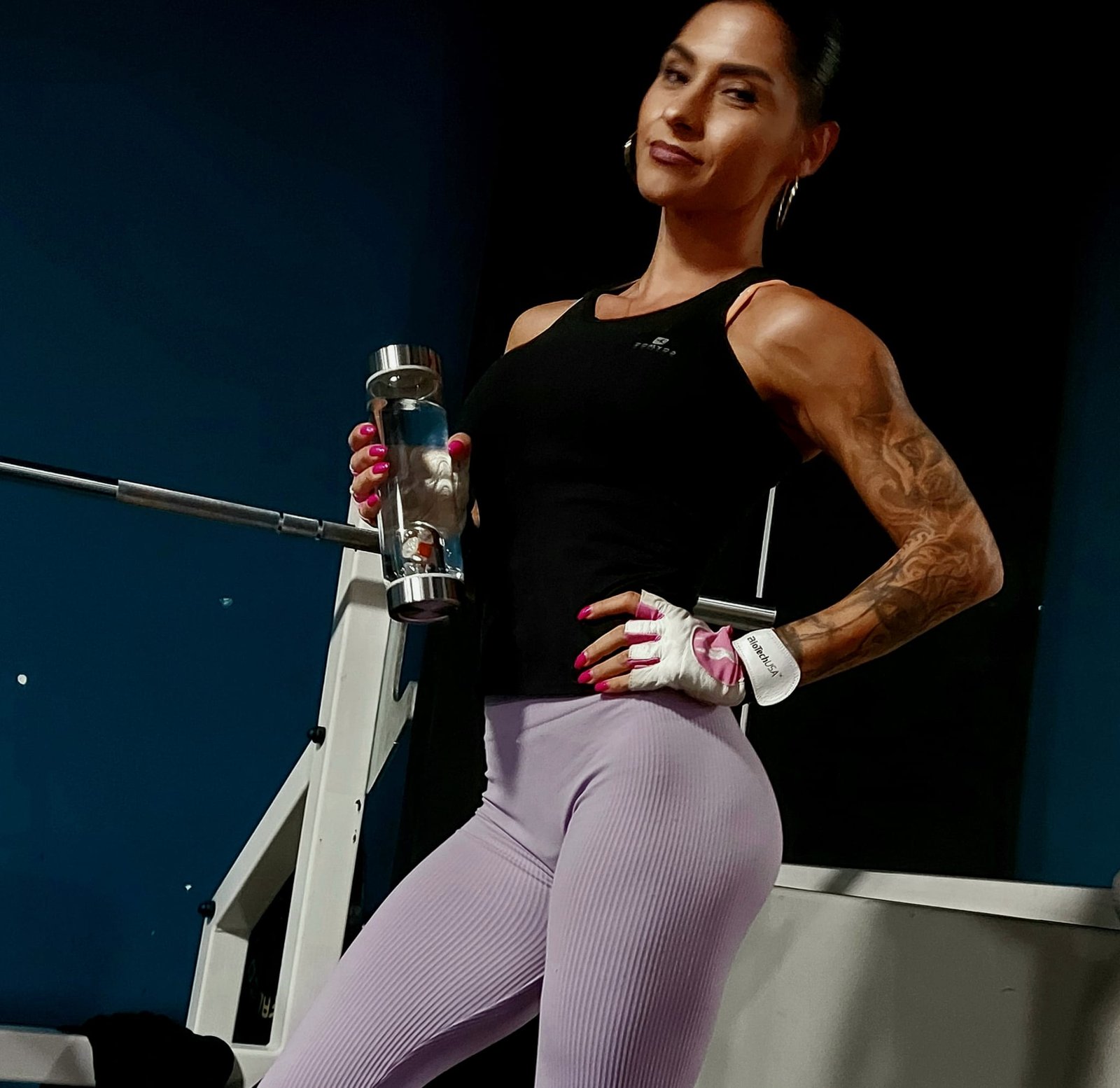 Alina with bottle on the go